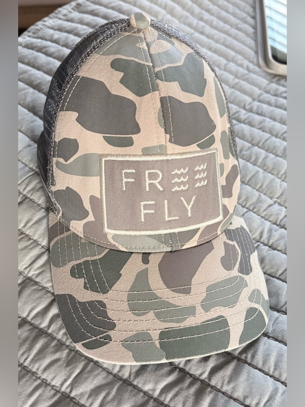 Free Fly camo  SnapBack hat